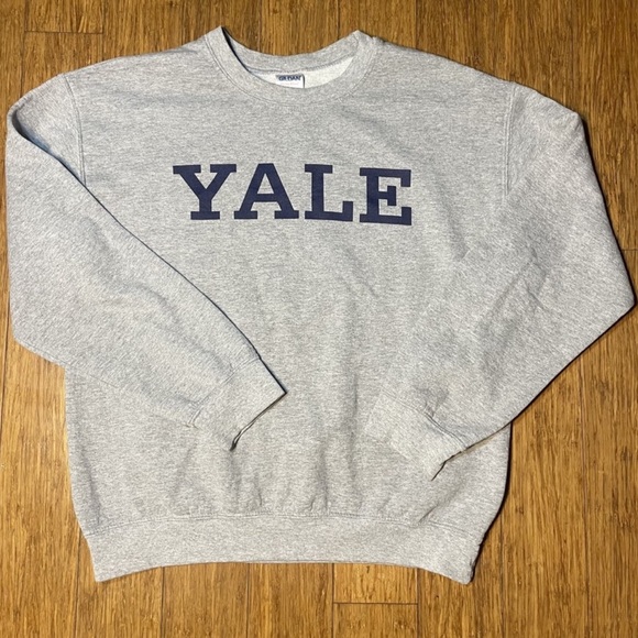 Gildan Other - Yale Heather Gray Crewneck Sweater